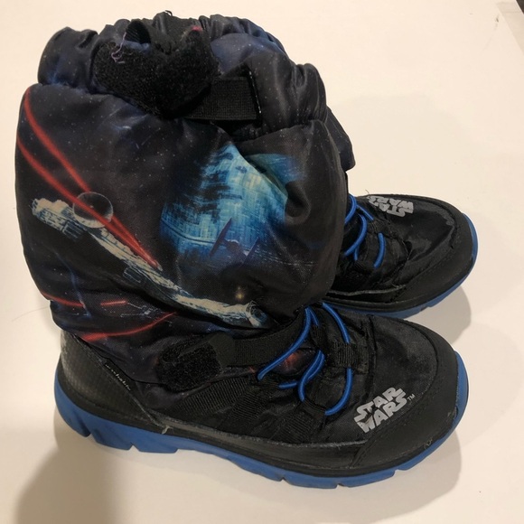 COPY - Disney Star Wars Boys M2P Sneaker Snow Boot Size 11.5T - Picture 3 of 7
